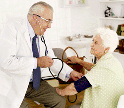 老人服降压药提防低血压